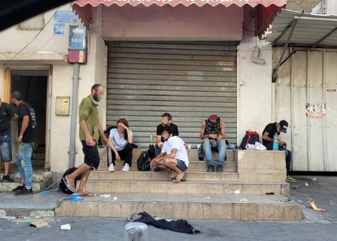 תחנת סמים בדרום תל אביב |צילום: יצחק נחמזון