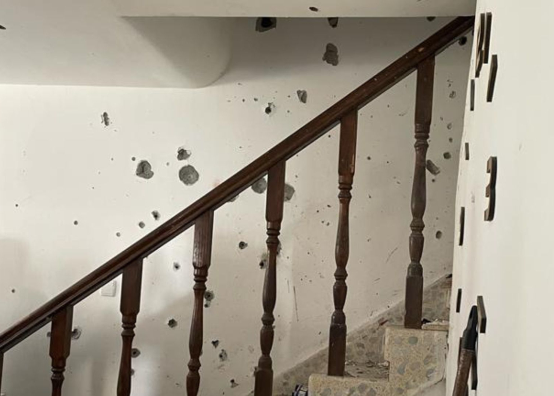 בית שנפגע באופקים | צילום: דוברות העירייה