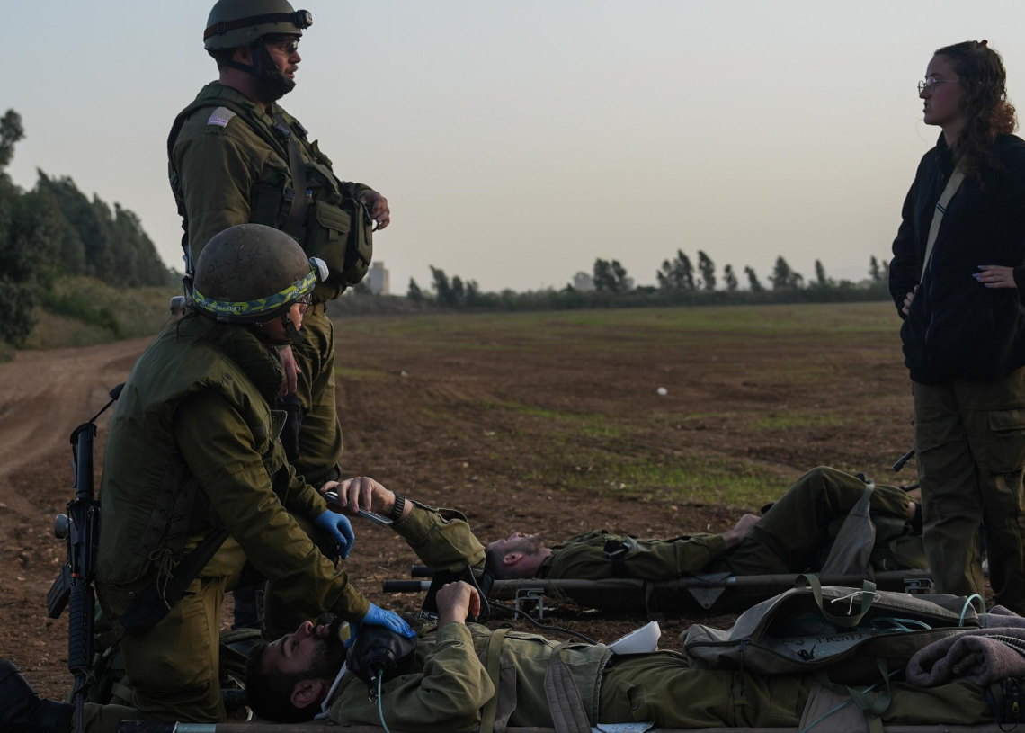 חיילים בתרגיל בצפון השבוע. מפגש עם פסיכולוג מיד לאחר הקרבות חיוני למניעת הלם קרב | צילום: אייל מרגולין, פלאש 90