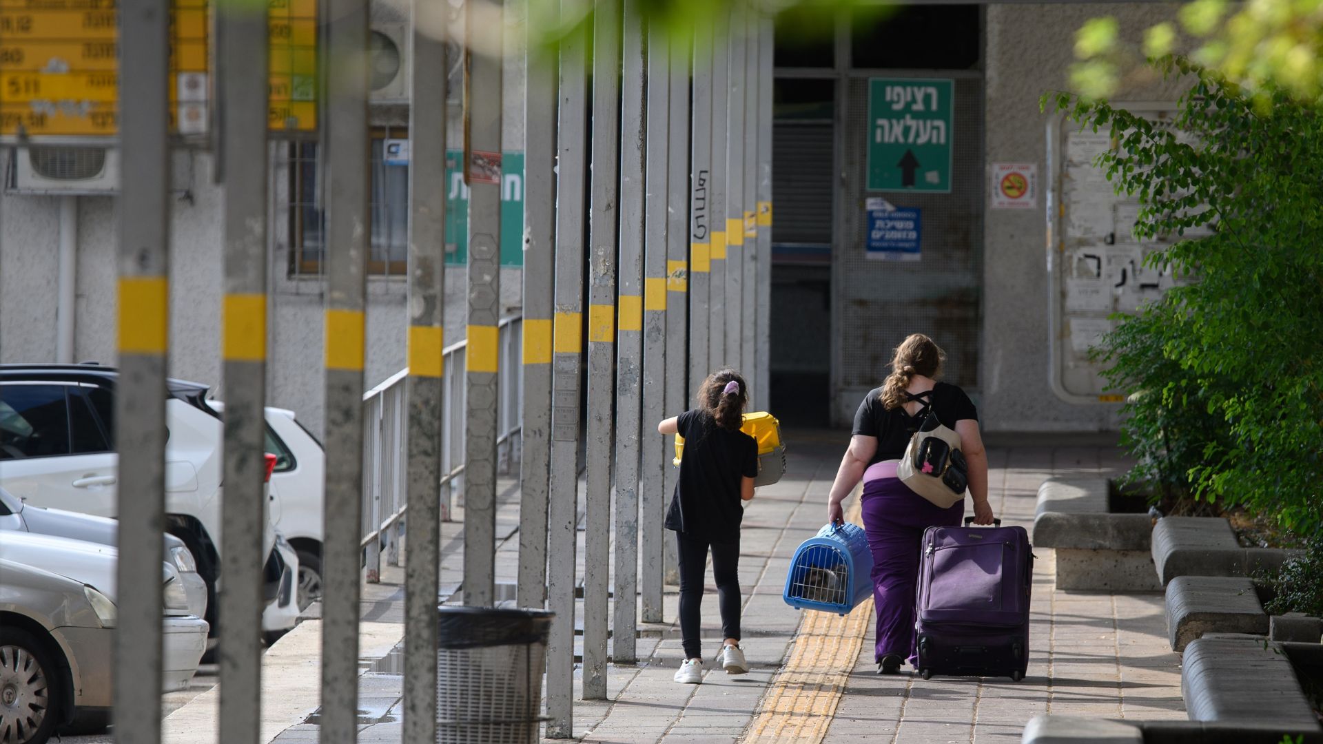 תושבי קריית שמונה עוזבים את העיר | צילום: אייל מרגולין, פלאש90
