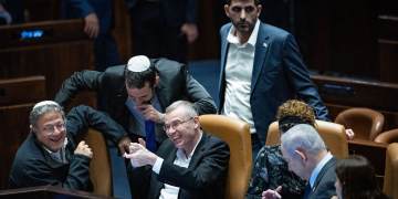 נתניהו, סילמן, קרעי, לוין ובן גביר |צילום: יונתן זינדל, פלאש90