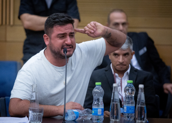 הלום קרב מדבר בדיון השדולה בכנסת | צילום: אורן בן חקון פלאש 90