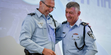 עמי אשד ופרץ עמר ביולי האחרון | צילום: אבשלום ששוני, פלאש 90