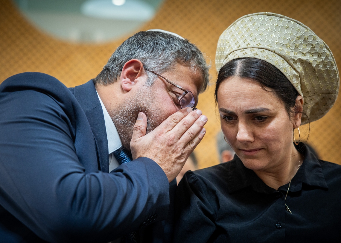 בן גביר וסון הר-מלך | צילום: יונתן סינדל, פלאש 90