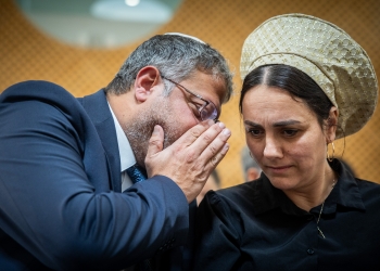 בן גביר וסון הר-מלך | צילום: יונתן סינדל, פלאש 90