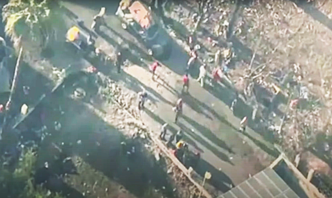 תיעוד בי״ח שיפא צולם ע״י טייסת זיק של חיל האוויר