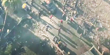 תיעוד בי״ח שיפא צולם ע״י טייסת זיק של חיל האוויר