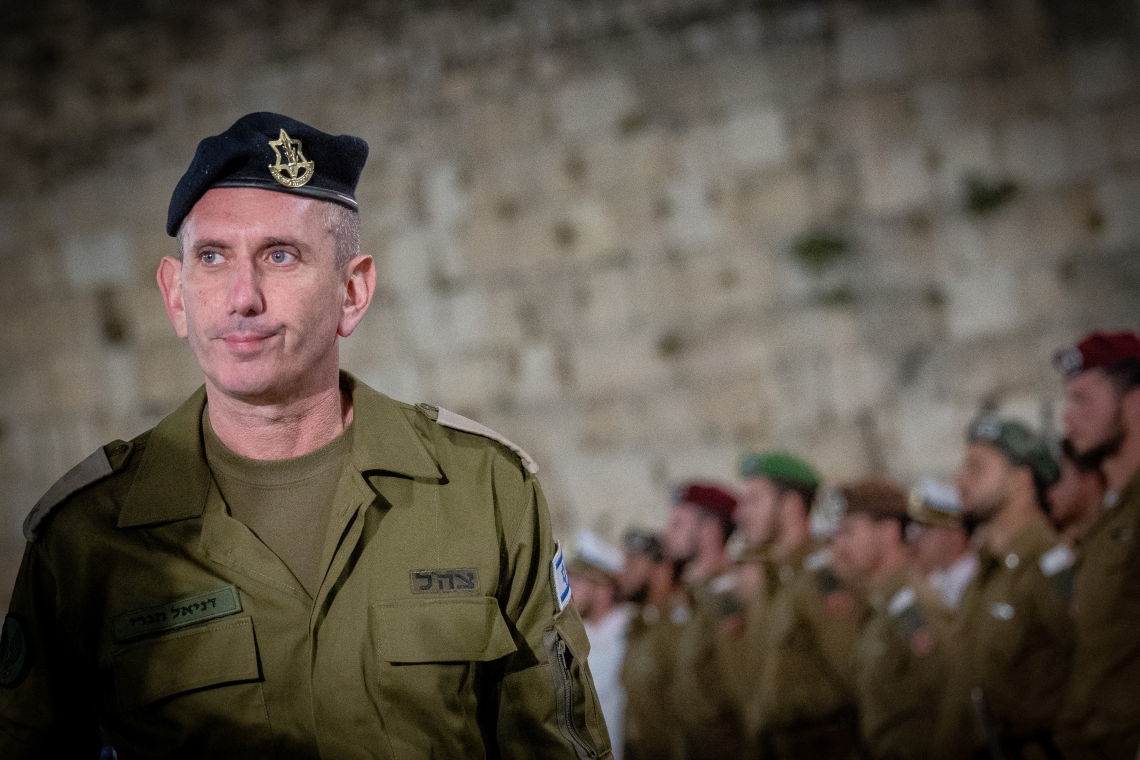 דובר צה״ל, תא״ל דניאל הגרי. מסרב למסור נתונים מדויקים על היקף התופעה (צילום: פלאש 90)