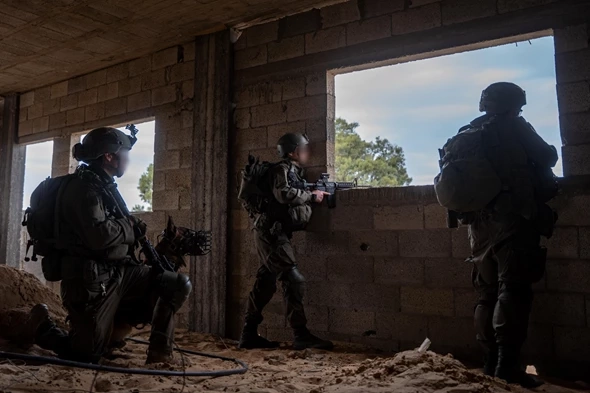 חיילי גולני בפעילות במסדרון מורג, בשבוע שעבר | צילום: דובר צה״ל