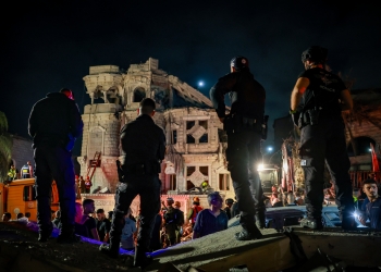 הפגיעה הישיבה בבית משפחת חטיב בטמרה. ארבע מבנות המשפחה נהרגו | צילום: פלאש 90