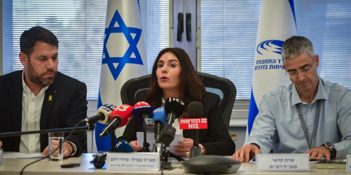רגב במסיבת העיתונאים שקיימה ב-19 ביוני. חוסר תפקוד ברור | אבשלום ששוני, פלאש 90