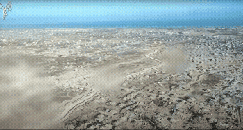 ציר מגן עוז, צילום אוויר: דובר צה״ל