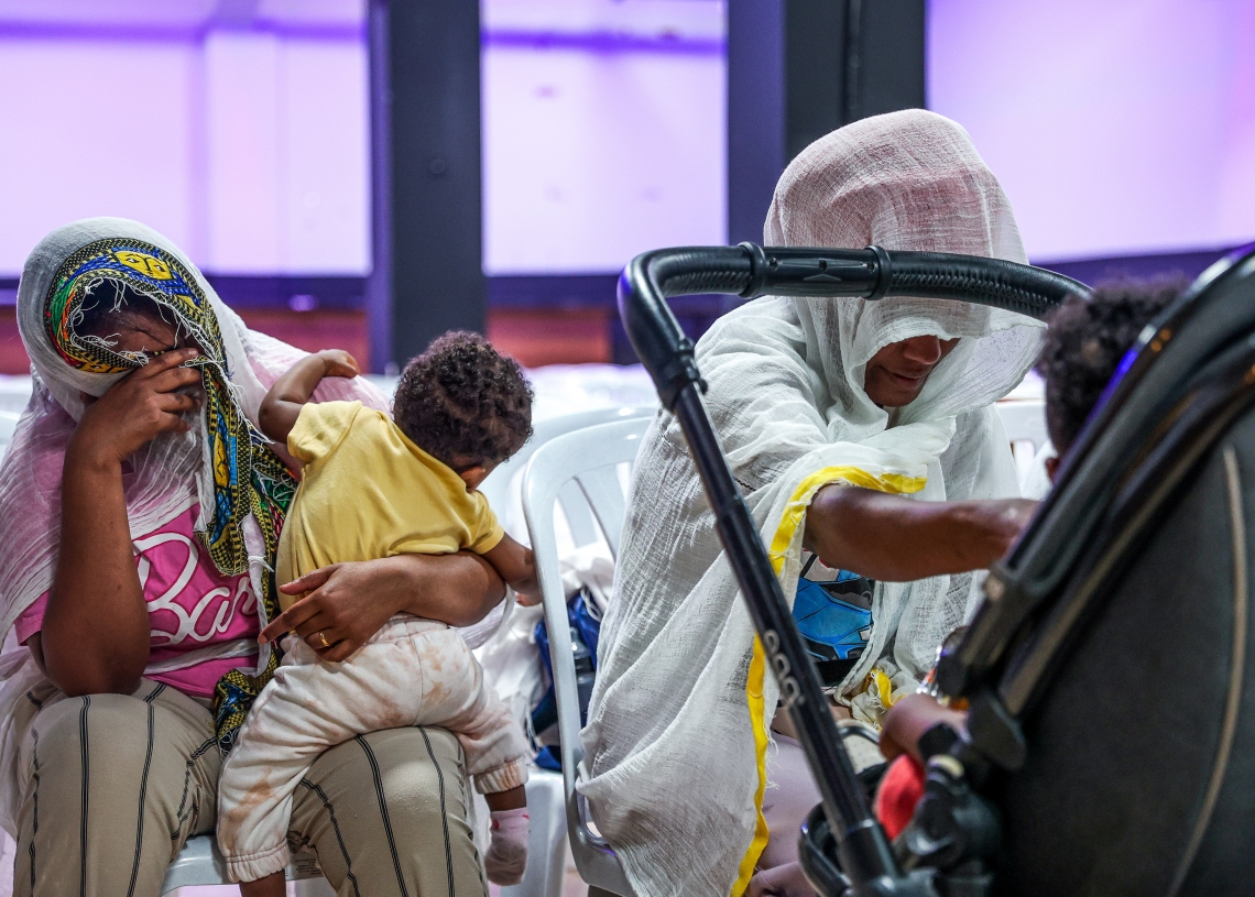 מבקשות מקלט בדרום תל אביב, צילום: פלאש90