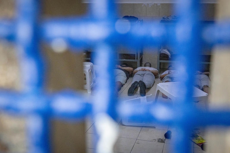 אסירים בטחוניים בכלא דמון, צילום: חיים גולדברג, פלאש 90