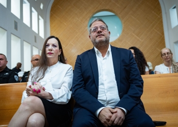 איתמר בן גביר וטלי גוטליב בבג״ץ, יולי 2025 | צילום: פלאש 90