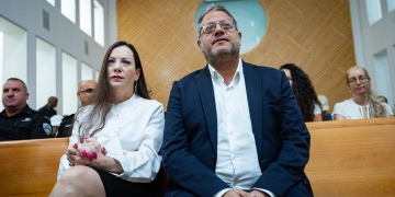 איתמר בן גביר וטלי גוטליב בבג״ץ, יולי 2025 | צילום: פלאש 90