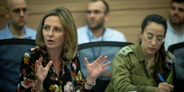לימור לוריא, ראשת אגף השיקום בדיון הכנסת | צילום: פלאש 90