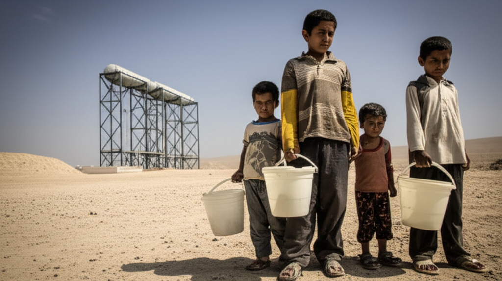 צריכת מים של אזורי אסון | הוכן באמצעות בינה מלאכותית