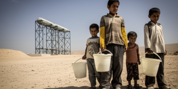 צריכת מים של אזורי אסון | הוכן באמצעות בינה מלאכותית