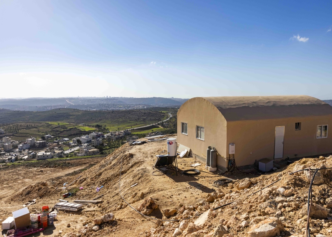 התנחלות בבקעה | צילום: חיים גולדברג, פלאש 90