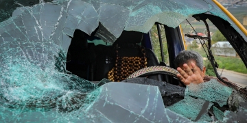 רכב שנפגע מטרור יהודי | צילום: פלאש 90