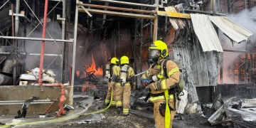 הפגיעה בנאות חובב. צילום: דוברות כבאות והצלה