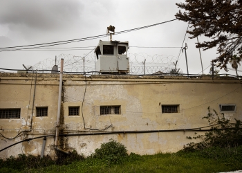 View of the abandoned Miliary Compound Prison 6, in Atlit, Northern Israel