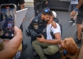 Israeli soldiers with PTSD demand better rights and conditions from the government as they protest and block Ayalon highway in Tel Aviv